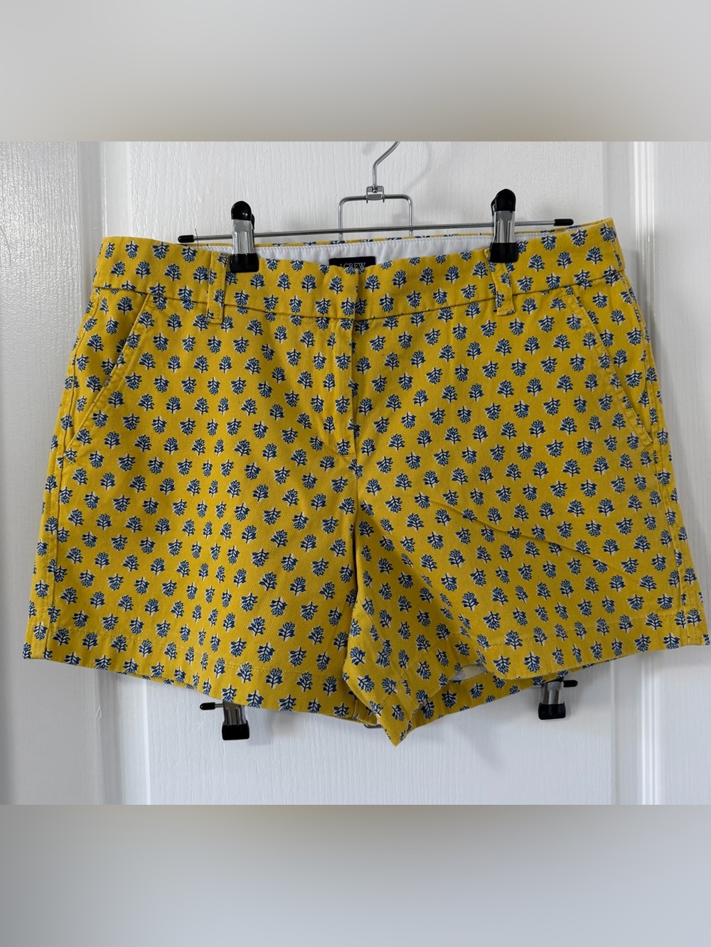 J. Crew Yellow Floral Print Women’s Shorts